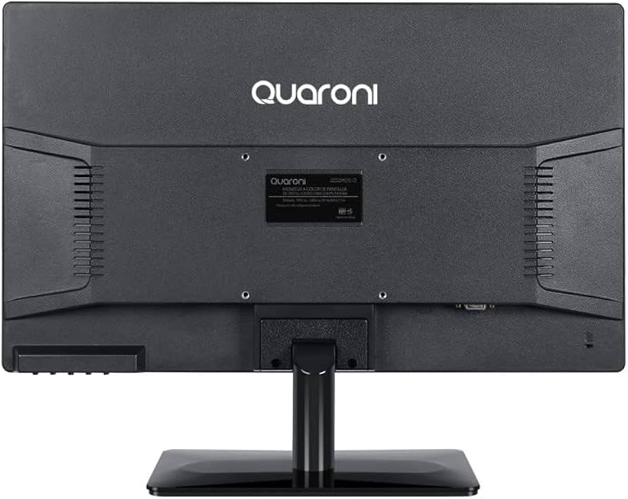 MONITOR QUARONI MQ19-02 / LED / 19.5 PULGADAS / RESOLUCION HD 1366X768 PX / VGA / HDMI / NEGRO