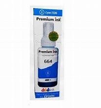 TINTA PREMIUN INK 664 / 100mL / CIAN / DYE / T664