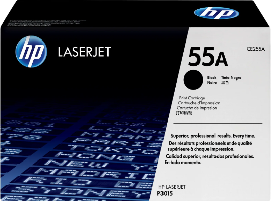 CARTUCHO DE TONER  HP CE255A / LASERJET / NEGRO / 6000 PAG / 250GR