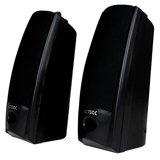 BOCINAS ACTECK AX2500 NEGRO