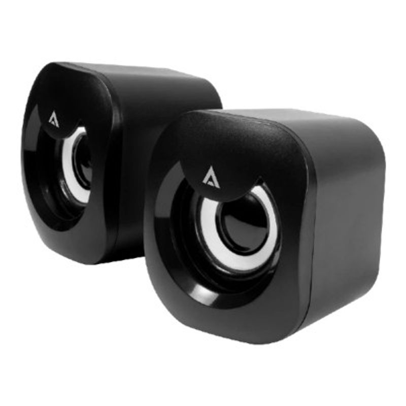 BOCINA ACTECK AC-935272 / ESENCE BASIC AS215 / ALAMBRICA / USB / ILUMINACION LED / NEGRO / 
