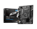 MOTHERBOARD MSI B760M-E DDR4 / INTEL S-1700 / GEN 12TH-13TH / 2X DDR4 4800 / HDMI / M.2 / 4X USB3.2 / WIFI / MATX / GAMA MEDIA
