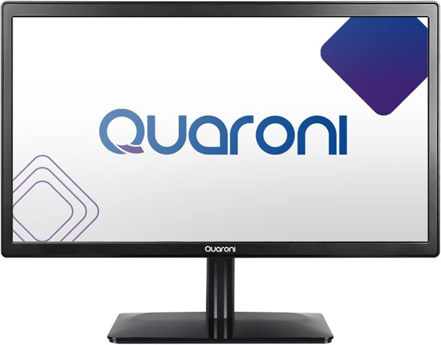 MONITOR QUARONI MQ19-02 / LED / 19.5 PULGADAS / RESOLUCION HD 1366X768 PX / VGA / HDMI / NEGRO