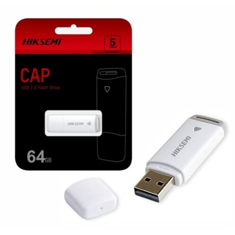 MEMORIA USB HIKSEMI CAP-64G-U3 / 64GB / USB3,2 / BLANCO