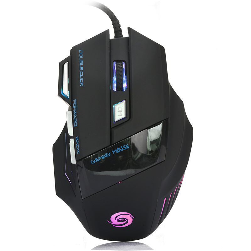 MOUSE LOVINGCOOL G6 / CABLE USB / NEGRO / RGB / GAMING / 7 BOTONES