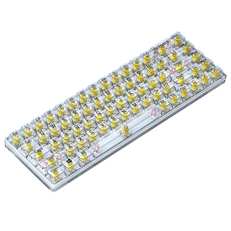 TECLADO LOVINGCOOL T40 / CABLE USB / MECANICO / RGB / 68 TECLAS / NEGRO
