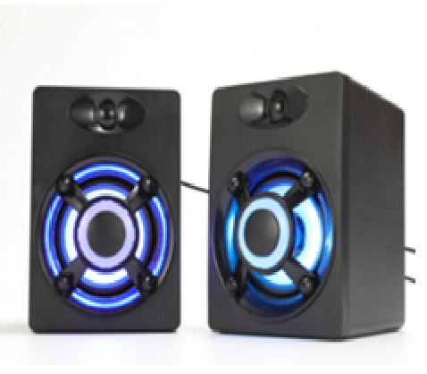 BOCINA LOVINGCOOL S1 / CABLE USB / 5 VDC / SONIDO 2.0 / NEGRO