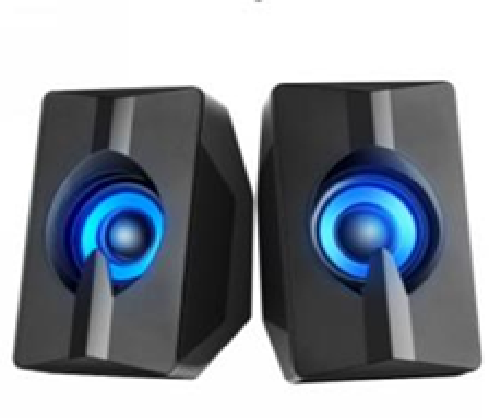 BOCINA LOVINGCOOL S5 / CABLE USB / 5 VDC / SONIDO 2.0 / NEGRO