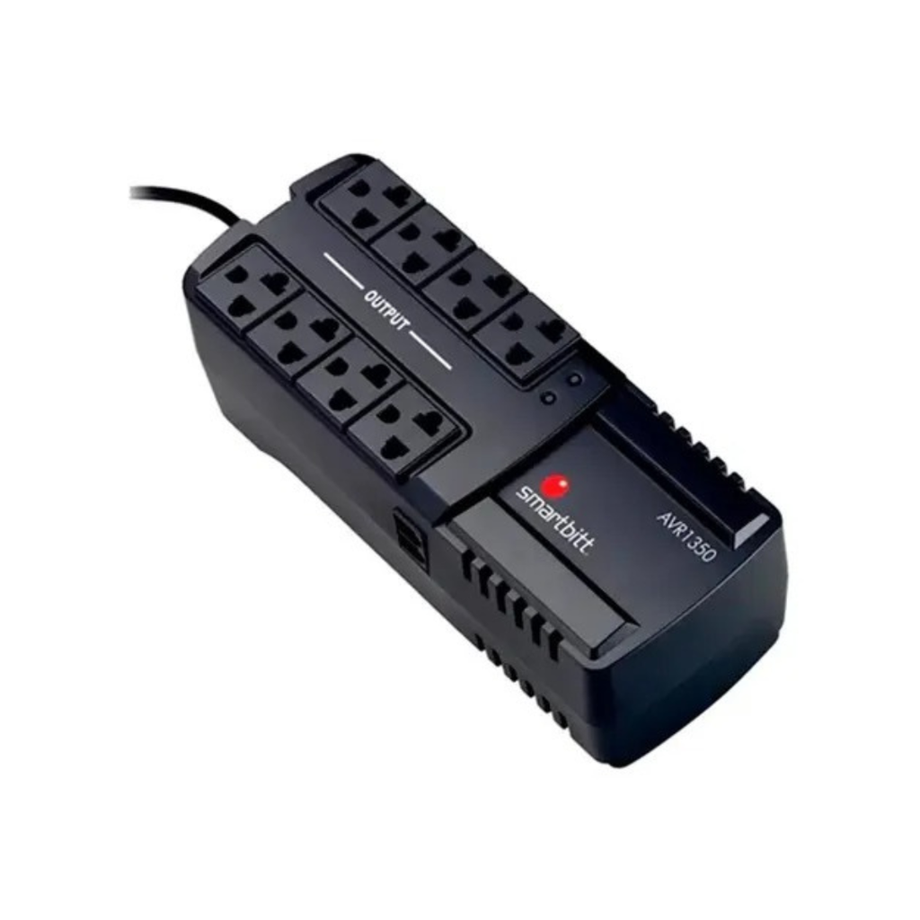 REGULADOR DE VOLTAGE SMARTBITT SBAVR2250R / 1100W / 2250VA / 8 TOMAS / 110V