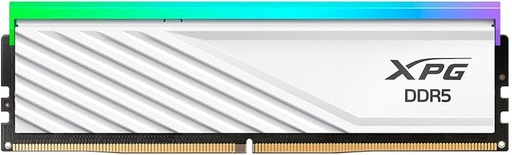 [ADATA-XPG-AX5U6000C4816G-SLABRWH] MEMORIA RAM ADATA XPG AX5U6000C4816G-SLABRWH / DDR5 / 16GB / LANCER BLADE / RGB / UDIMM / CL40 / BLANCO / 6000 MTS / GAMER