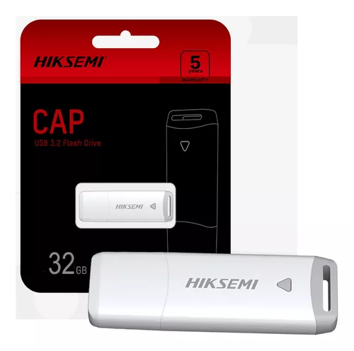 [HIKSEMI-CAP-32G-U3] MEMORIA USB HIKSEMI CAP-32G-U3 / 32GB / USB3,2 / BLANCO