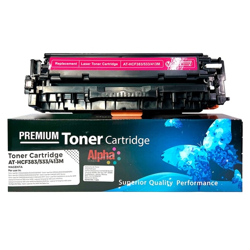 [HP-CF413A] CARTUCHO DE TONER  HP CF413A / LASERJET / MAGENTA / 2300 PAG / 100GR