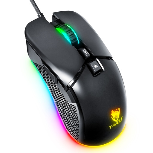 [LOVINGCOOL-G590] MOUSE LOVINGCOOL G590 / CABLE USB / NEGRO / RGB / GAMING