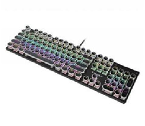 [LOVINGCOOL-T75-PUNK] TECLADO LOVINGCOOL T75-PUNK / CABLE USB / MECANICO / RGB / 104 TECLAS / NEGRO
