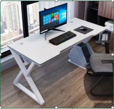 [QVAWARE-100BS] MESA DE ESCRITORIO QVAWARE 100BS / MADERA / GAMING / BLANCO / 100MM 
