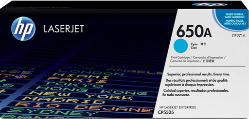 [HP-CE271A] CARTUCHO DE TONER  HP CE271A / LASERJET / CIAN / 15000 PAG / 250GR
