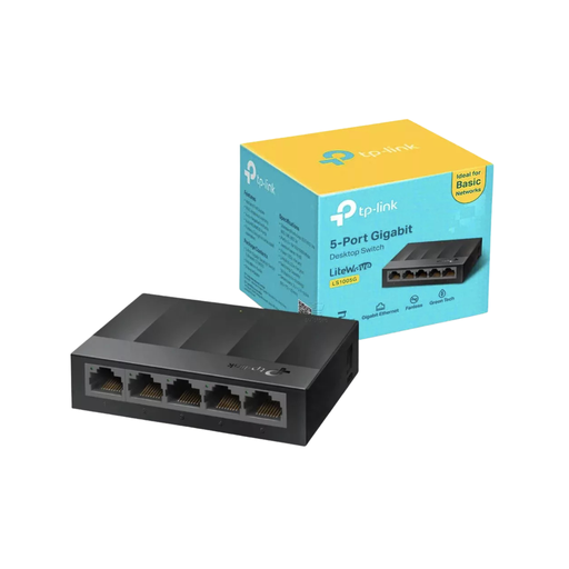 [TP-LINK-LS1005G] SWITCH TP-LINK LS1005G DE 5 PUERTOS